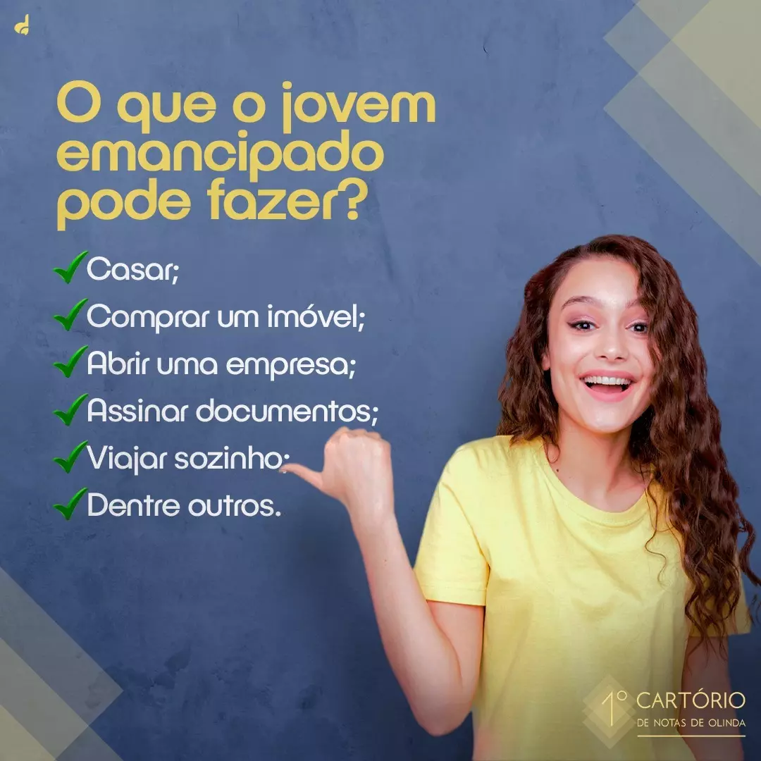 O que o jovem emancipado pode fazer?